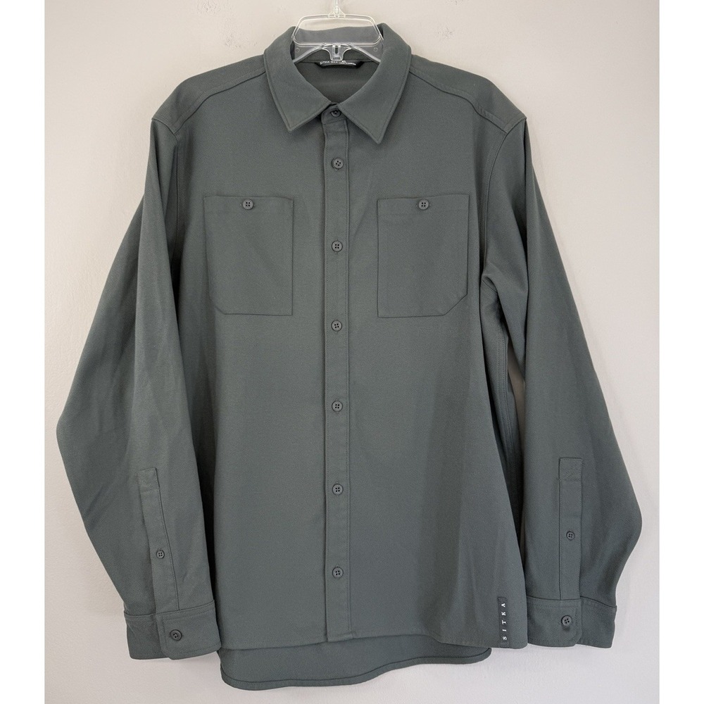 Sitka Riser Work Shirt Men's XL Long Sleeve Double Flap Chest Pockets